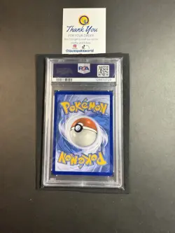 2019 POKEMON SM BLACK STAR PROMO #SM201 FULL ART/RESHIRAM & CHARIZARD GX PSA 8 - Image 5