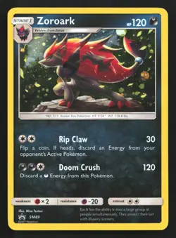 Zoroark SM89 SM Promos Promo Pokemon Card - Image 1