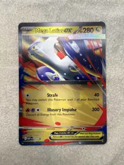 Jumbo Lenticular Mega Latias ex MEP 011 Exclusive Promo Pokemon - NM - Image 1