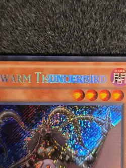 *Misprint* Yugioh Evilswarm Thunderbird HA07-EN051 Secret Rare NM Double Stamped - Image 2