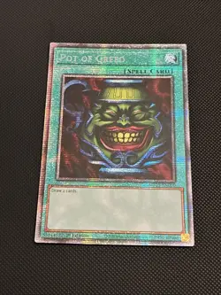 Yugioh Pot of Greed (STRL) MP25-EN050 1st Edition Starlight Rare Near Mint - Image 1