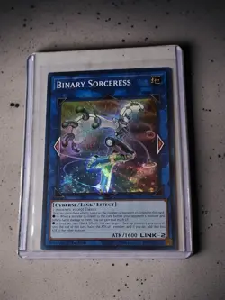 🔥Yugioh Binary Sorceress SDCL-EN043 Super Rare Holo 1st Edition - Image 1