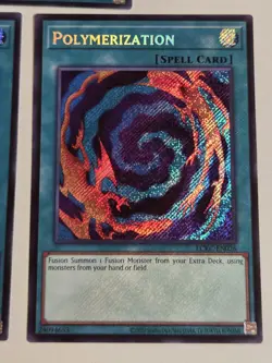 Polymerization LCKC-EN026 x3 Secret Rare Holo Foil Bleed Yugioh Unlimited Mint - Image 4