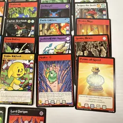 Vtg Neopets TCG Lot of 30+ Misc Cards - One Holo Foil Card - Lord Darigan 2003 - Image 5