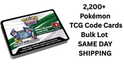 Pokemon TCG - 2200+ Code Cards Bulk Lot - From ENTIRE SV ERA! - UNUSED - Image 1