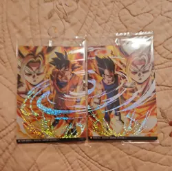S2101 Vegito Son Goku & Vegeta SSR Holo Dragon Ball Itajaga Vol.5 Cards Sealed - Image 1