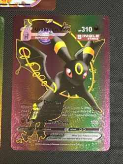 Eevee And Umbreon Vmax Rare Rainbow Fan Art Pokemon Cards - Lot Of 3 - Image 3