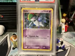 PSA 9 MINT Ralts 61/106 EX Emerald REVERSE HOLO Pokemon Card 572 - Image 3