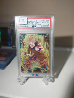 Dragon Ball Super Card DBS Final Showdown Son Goku PSA 10 TB3-035 SPR - Image 1
