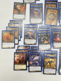 World Of Warcraft TCG Custom 61 Card Deck - 2007 Upper Deck - Sleeved W Deck Box - Image 2