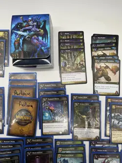 World Of Warcraft TCG Custom 61 Card Deck - 2007 Upper Deck - Sleeved W Deck Box - Image 5