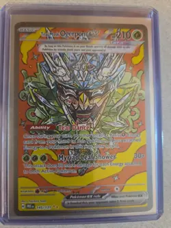 Pokemon TCG Teal Mask Ogerpon EX Prismatic Evolutions Card 145/131 Sir - Image 1