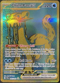 Chien-Pao ex 242/091 Sv: Paldean Fates Holo - Pokemon Card - Image 1