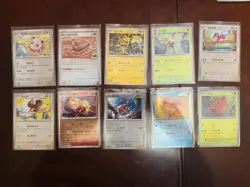 Pokemon 151 - 87 Card Japanese Bulk Lot All Reverse Poke Ball Holos - Image 5