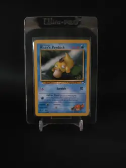 Misty's Psyduck W Stamp Stamped 54/132 WOTC Promo Pokemon Card NM - Image 1