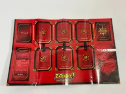 Zatch Bell CG Trading Card Game PLAY MAT Paper Poster 2005 Battle Game - Image 1