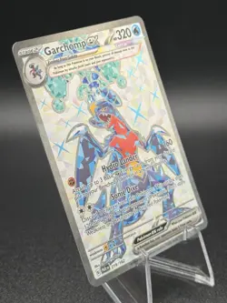 Pokemon Garchomp EX TCG Full Art Ultra Rare Holo Card Sv04: Paradox Rift 219/182 - Image 3