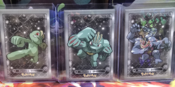 Machop 066 Machoke 067 Machamp 068 Pokemon Card Database Cracked Ice Holo - Image 1
