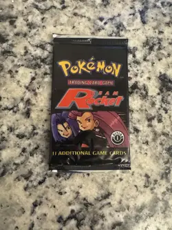 1999 Pokemon Team Rocket Booster Pack - 11 Cards - Borderline Heavy 1st Edition - Image 1