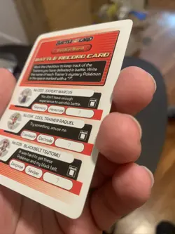 Pokemon E Reader 2003 Battle Record Card - Cordial Bond - Image 3