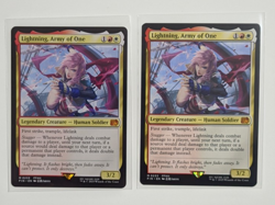 Magic MTG Final Fantasy Lightning, Army of One x2 Mythic Rare Non Foil - Image 1