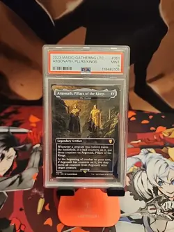 PSA 9 🔥 MTG: Argonath, Pillars of the Kings - The Ozolith LOTR - Image 1