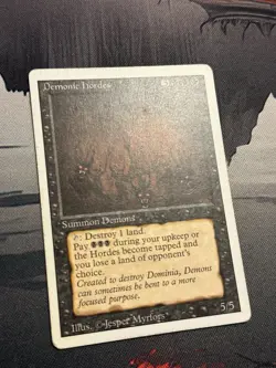 Magic The Gathering Demonic Hordes Revised MP - Image 3