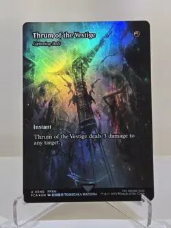 Thrum of the Vestige - Lightning Bolt (Showcase) FOIL Final Fantasy - Image 1