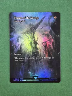 Thrum of the Vestige - Lightning Bolt (Showcase) FOIL Final Fantasy - Image 3
