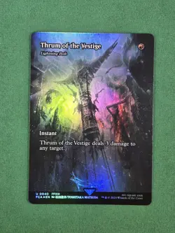 Thrum of the Vestige - Lightning Bolt (Showcase) FOIL Final Fantasy - Image 4