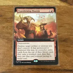 MTG - Transforming Flourish (Extended Art) #79 - Commander: Tarkir: Dragonstorm - Image 1