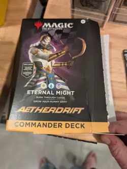 Aetherdrift Commander Deck - Eternal Might - Commander: Aetherdrift - SEALED - Image 1