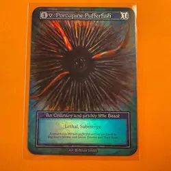 ALPHA FOIL Porcupine Pufferfish Sorcery: Contested Realm Brian Smith Ordinary - Image 1