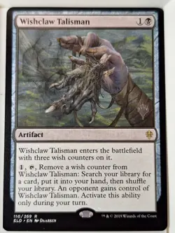 Wishclaw Talisman - Promo Pack Throne of Eldraine- Magic the Gathering MTG Nice! - Image 1