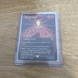 The Fire Crystal (Borderless Foil) MTG: Final Fantasy - Image 1