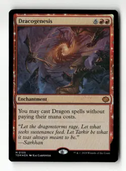 Dracogenesis Tarkir: Dragonstorm #105 FOIL Mythic - Image 1