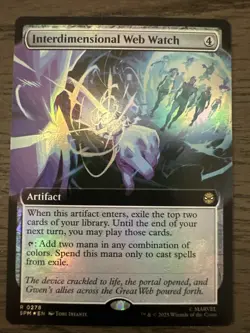 Interdimensional Web Watch 0278 Foil (Extended Art) Marvels Spider-Man - Image 1