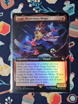 MTG Gogo, Mysterious Mime (Extended Art) 0153 Final Fantasy Foil - Image 1