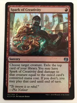 MTG Kaladesh Spark of Creativity Foil 131/264 NM - Image 1