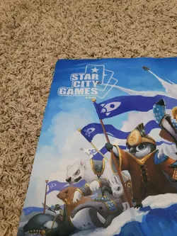MTG Star City Games Playmat - Penguins Of Tarkir **Rare*** - Image 4