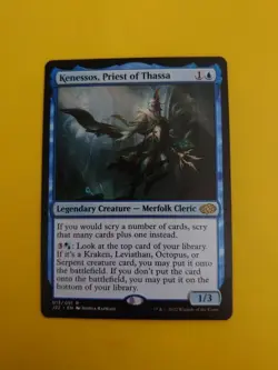 Kenessos, Priest of Thassa. J22 Rare Merfolk Cleric MTG Card. - Image 2