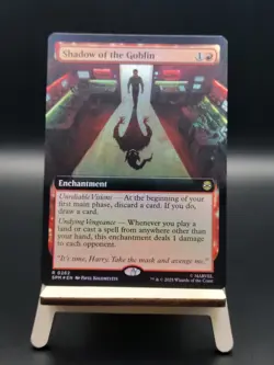 Shadow of the Goblin (Extended Art Foil) - #262 - Rare - Marvel's Spider-Man SPM - Image 1