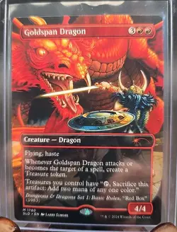 Goldspan Dragon Secret Lair Drop MTG Regular Near Mint - Image 1