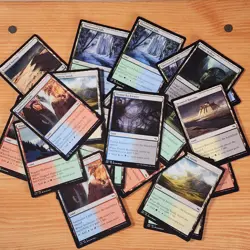 MTG - 24 x Dual lands random assorted collection, NM/M FRF KTK Sets - Image 1