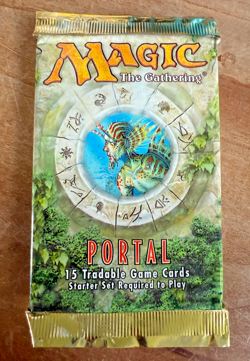 1997 Magic the Gathering MTG TCG Portal Booster Pack Wizards Of The Coast Sealed - Image 1