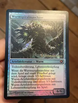 German Foil • Wurmcoil Engine • *Wurmspiralmaschine* • Very Clean • Mtg (1877) - Image 1