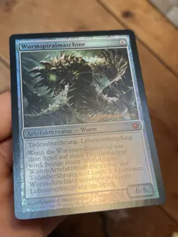 German Foil • Wurmcoil Engine • *Wurmspiralmaschine* • Very Clean • Mtg (1877) - Image 2