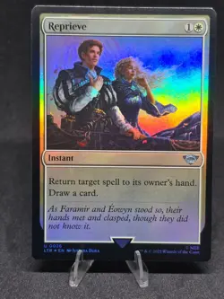 MTG Reprieve 0026 Lord of the Rings Uncommon Foil NM - Image 1