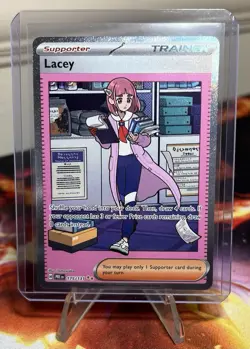 Pokemon TCG Prismatic Evolutions - Lacey Trainer #175/131 - Illustration Rare - Image 1