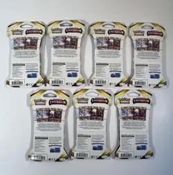 Pokemon Lost Origin Sleeved Booster Pack Art Set - 7 Packs NEW SEALED - Image 2